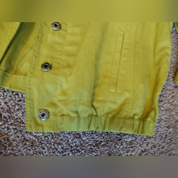 Ruby Rd. Lime Green Jacket Blazer - Picture 9 of 14